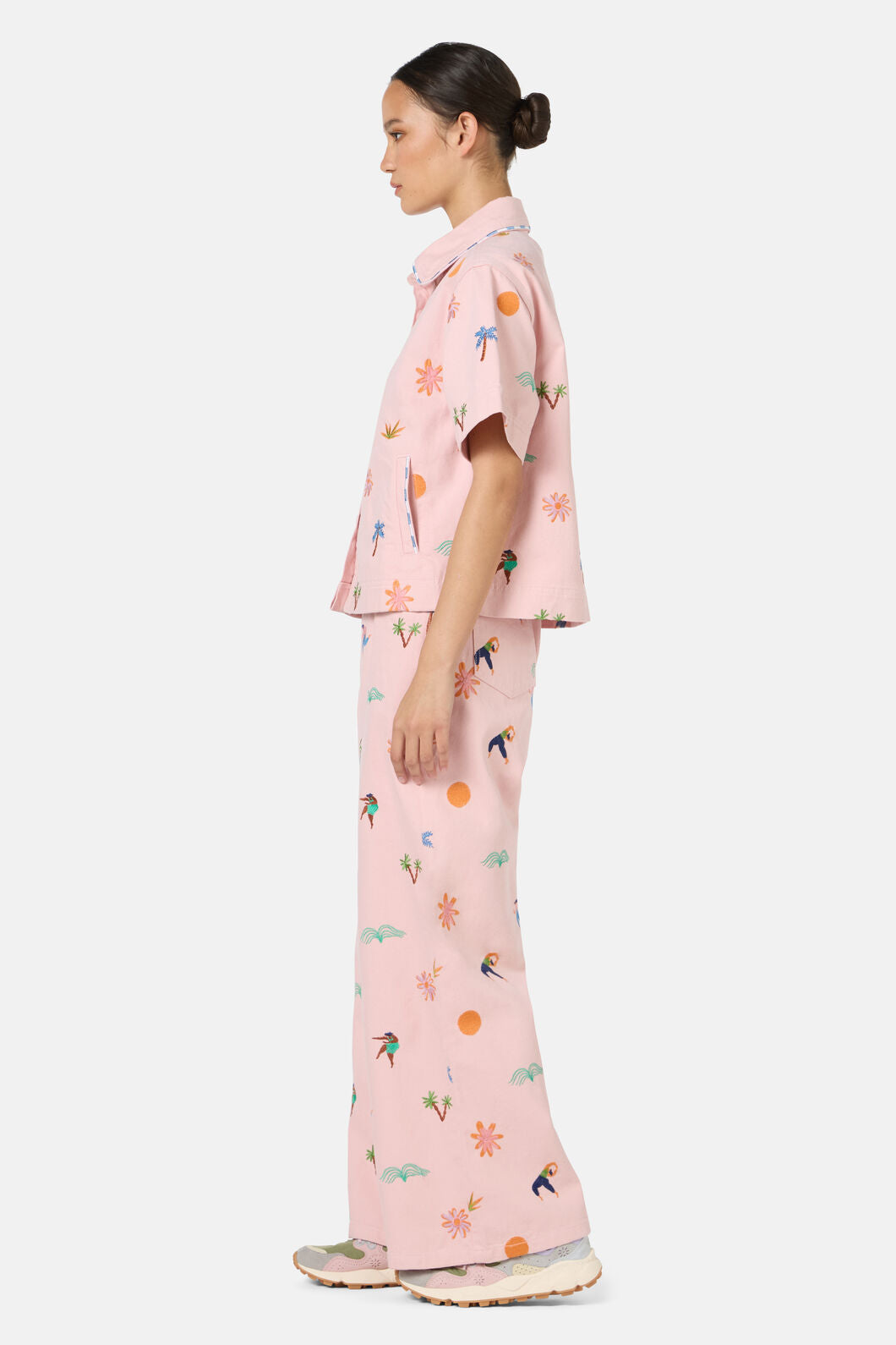 Gorman NZ - Hidden Paradise Shacket - pink
