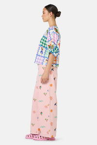 Gorman NZ - Hidden Paradise Patchwork Top - print