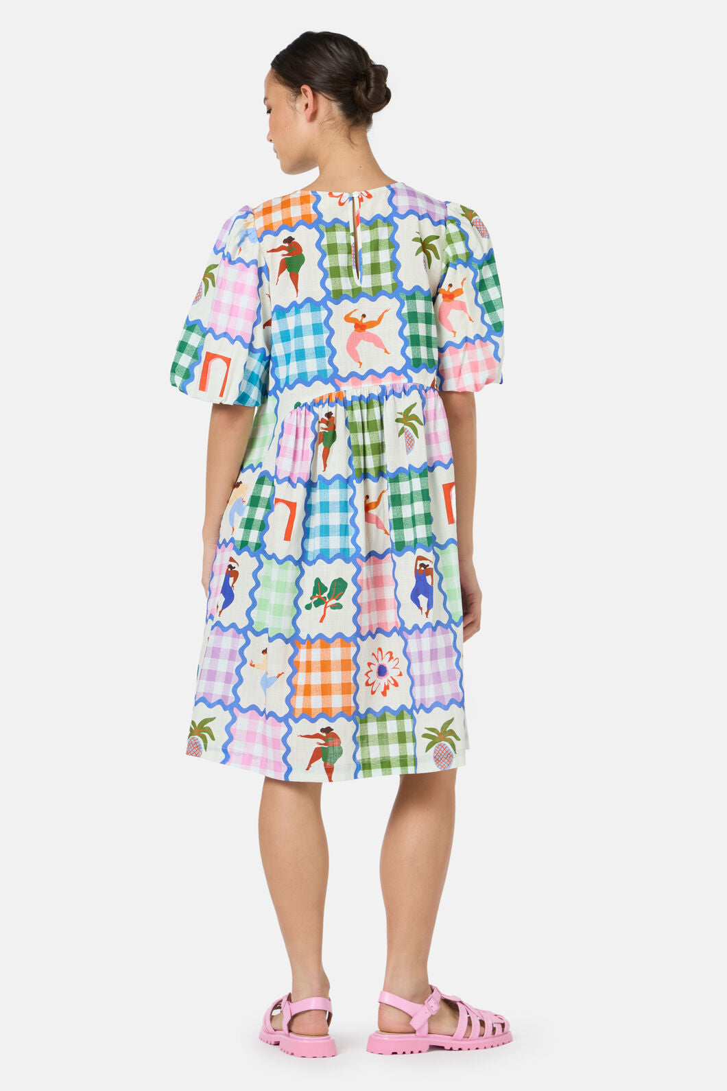 Gorman NZ - Hidden Paradise PatchworkDress - print