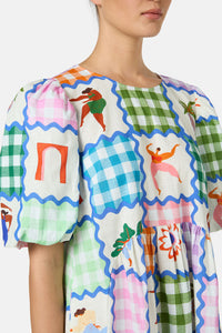Gorman NZ - Hidden Paradise PatchworkDress - print