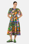 Gorman NZ - Midnight Garden Tiered Dress - print