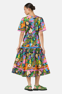 Gorman NZ - Midnight Garden Tiered Dress - print