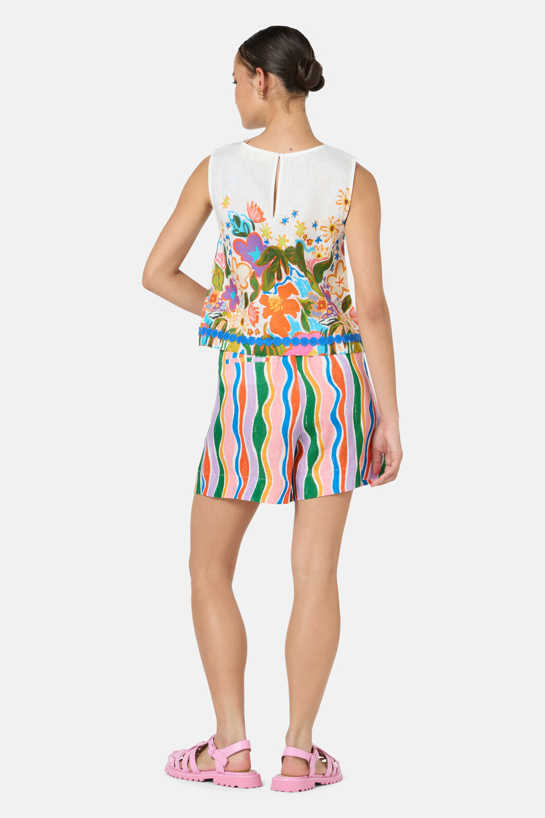 Gorman NZ - Midnight Garden Tank - print