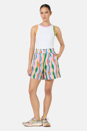 Gorman NZ - Sneaky Stripe Short - print