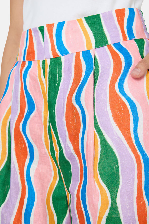 Gorman NZ - Sneaky Stripe Short - print