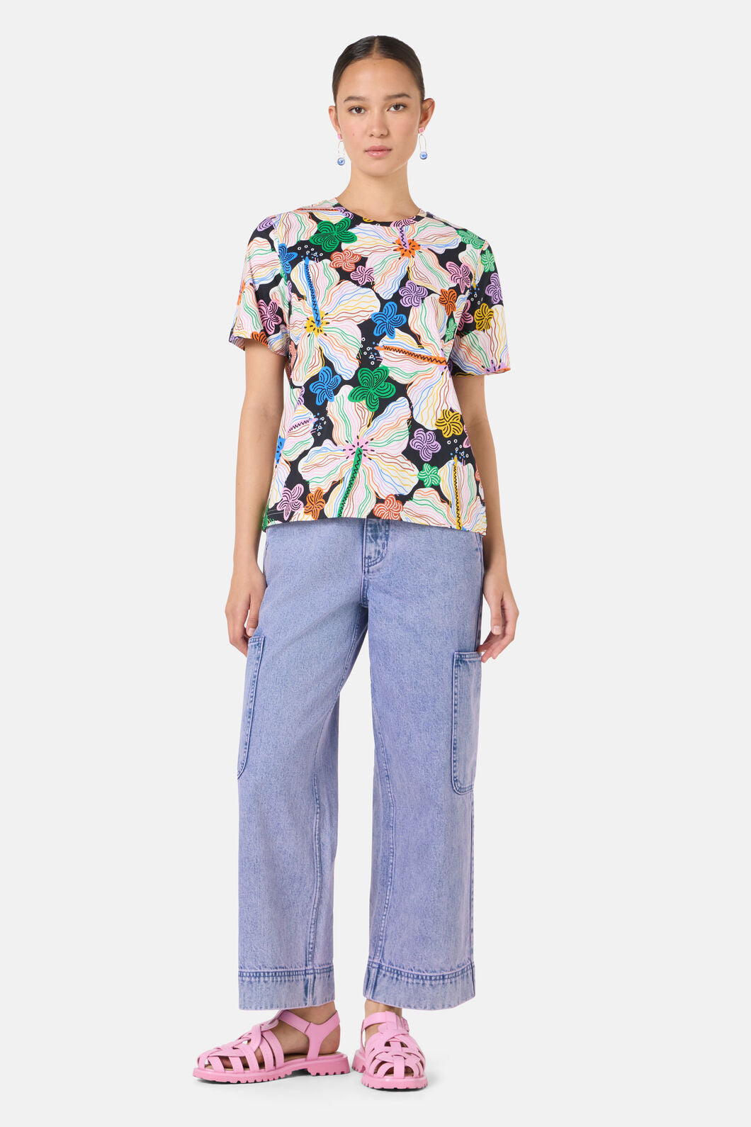 Gorman NZ - Hibiscus Classic Tee - print