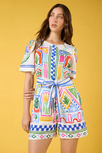 Gorman NZ - Atrium Print Playsuit - print