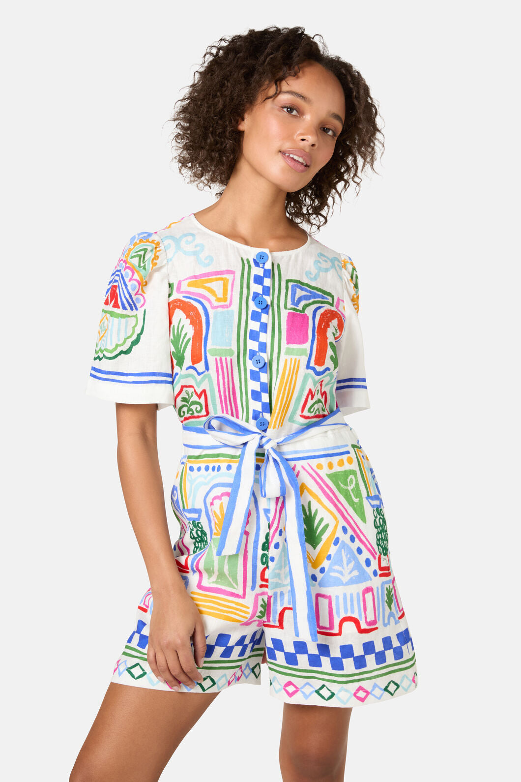 Gorman NZ - Atrium Print Playsuit - print