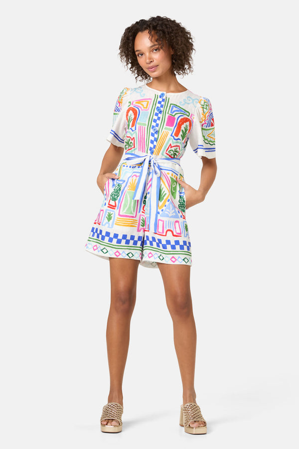 Gorman NZ - Atrium Print Playsuit - print