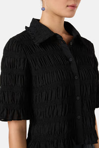 Gorman NZ - Shirr Thing Shirt - black