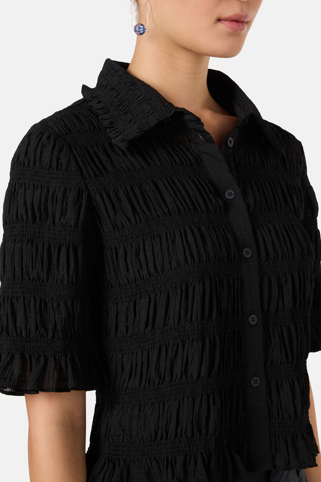 Gorman NZ - Shirr Thing Shirt - black