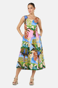 Gorman NZ - Natural Form Midi Dress - print