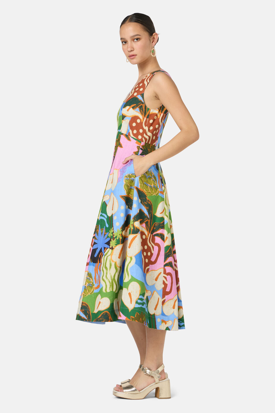 Gorman NZ - Natural Form Midi Dress - print