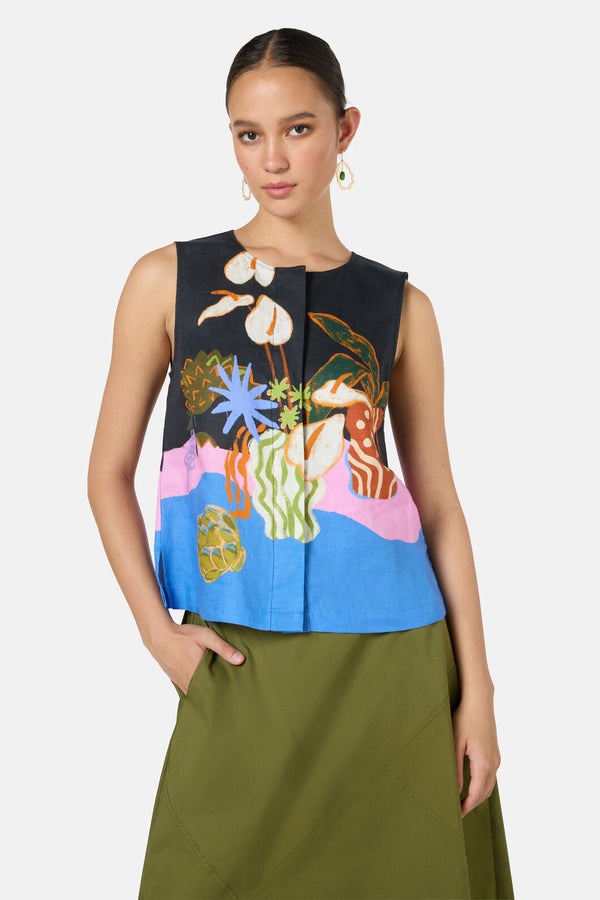 Gorman NZ - Natural Form Tank Top - print