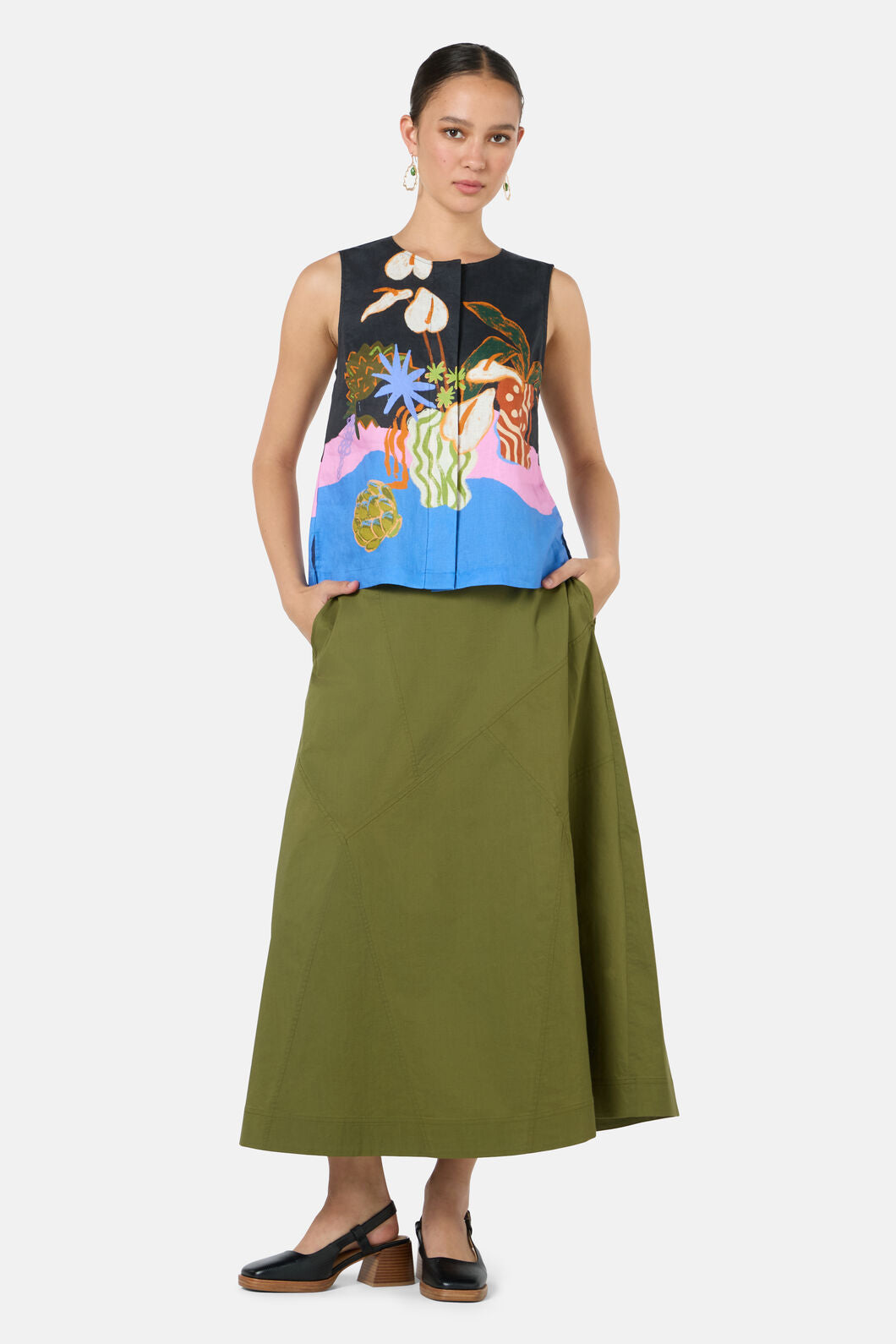 Gorman NZ - Natural Form Tank Top - print