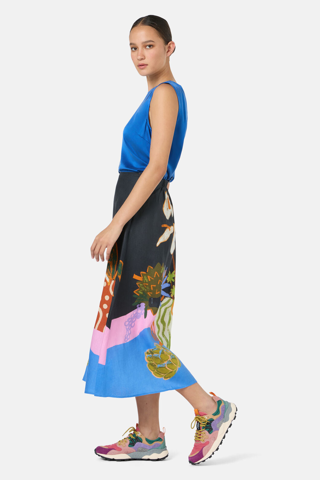 Gorman NZ - Natural Form Midi Skirt - print