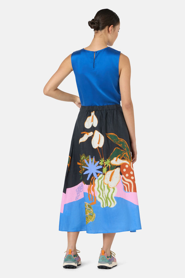 Gorman NZ - Natural Form Midi Skirt - print