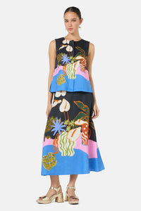 Gorman NZ - Natural Form Midi Skirt - print