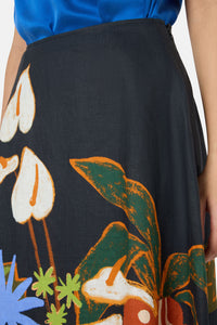 Gorman NZ - Natural Form Midi Skirt - print