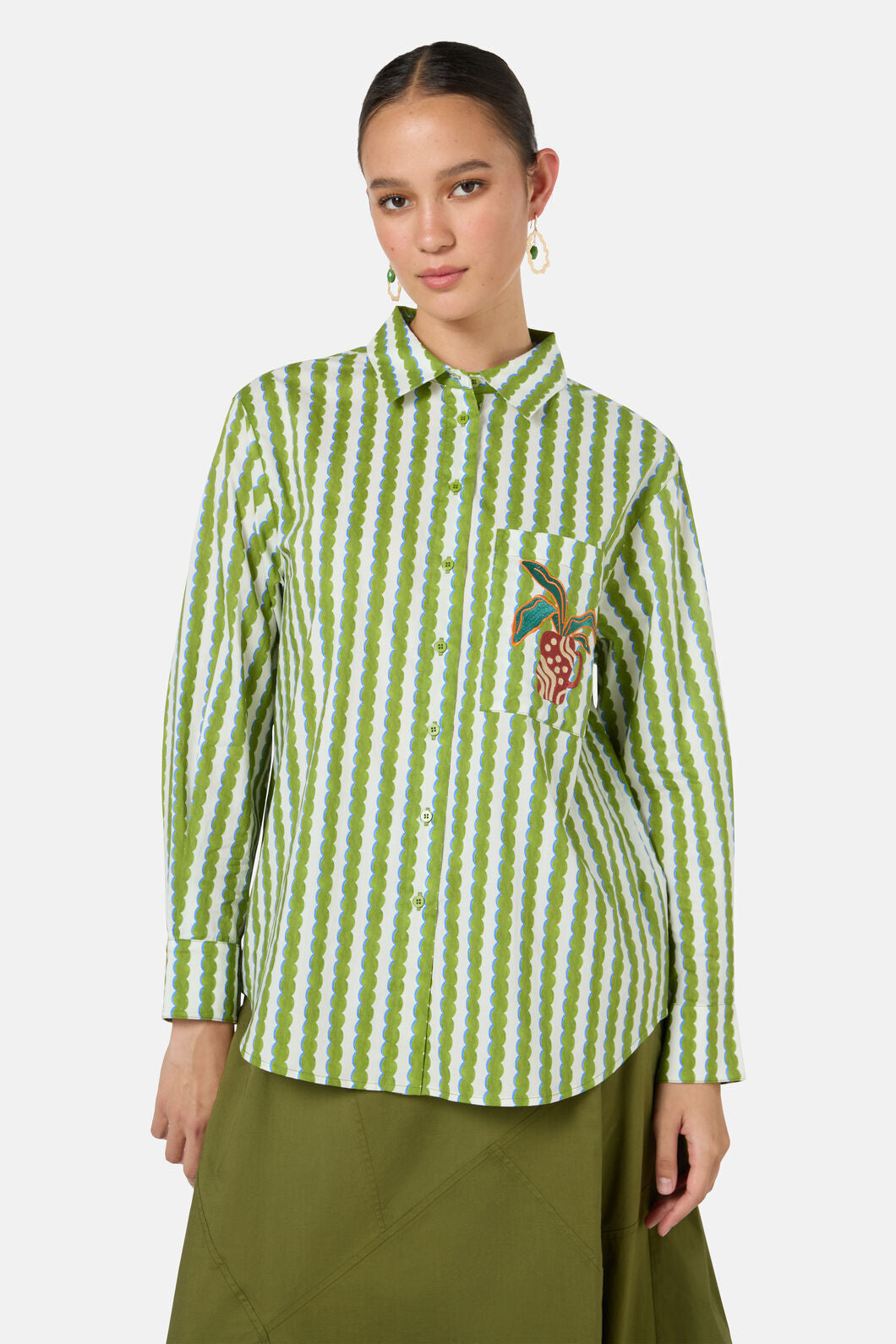 Gorman NZ - Natural Form Stripe Shirt - stripe