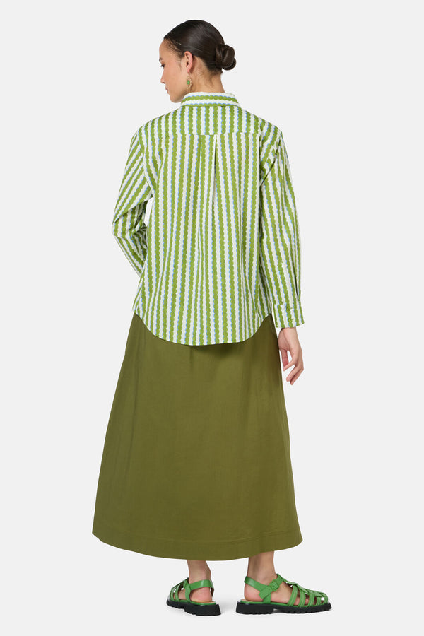 Gorman NZ - Natural Form Stripe Shirt - stripe