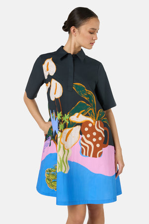 Gorman NZ - Natural Form Shirt Dress - print