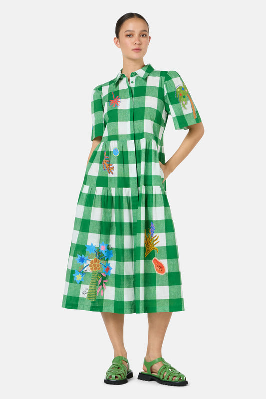 Gorman NZ - Rainforest Diaries Check Dress - check