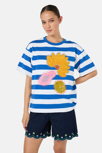 Gorman NZ - Jungle Stripe OS Tee - stripe