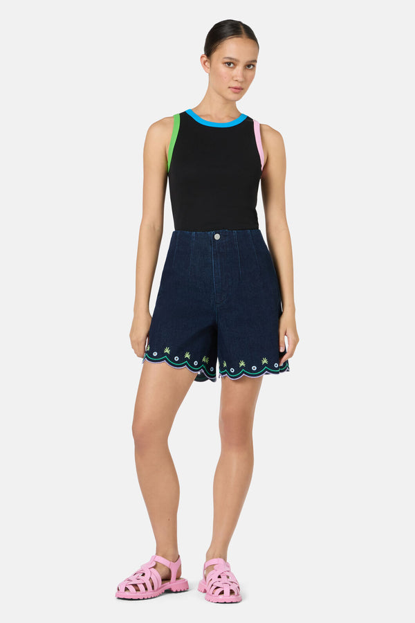 Gorman NZ - Greta Denim Short - indigo