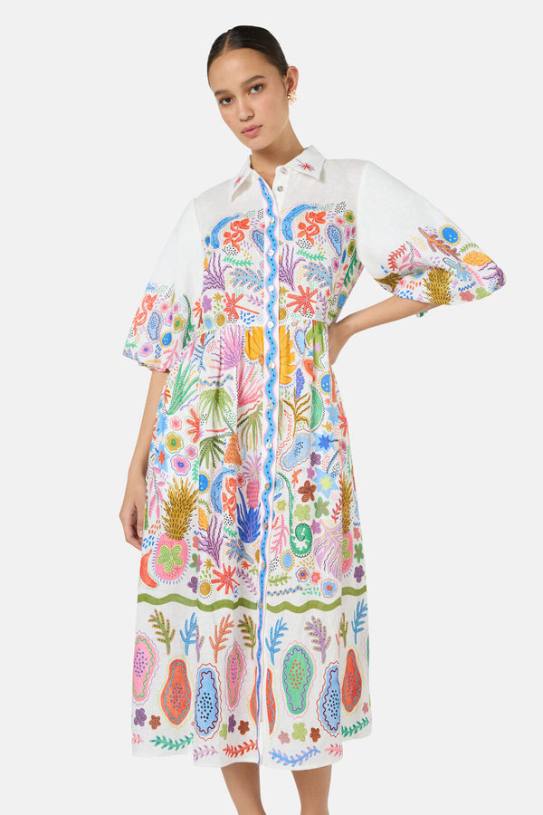 Gorman NZ - Rainforest Diaries Long Dress - print