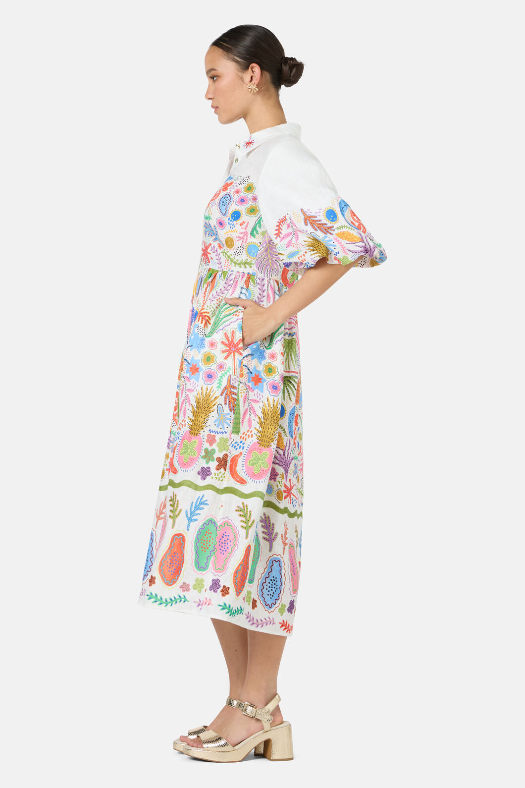 Gorman NZ - Rainforest Diaries Long Dress - print