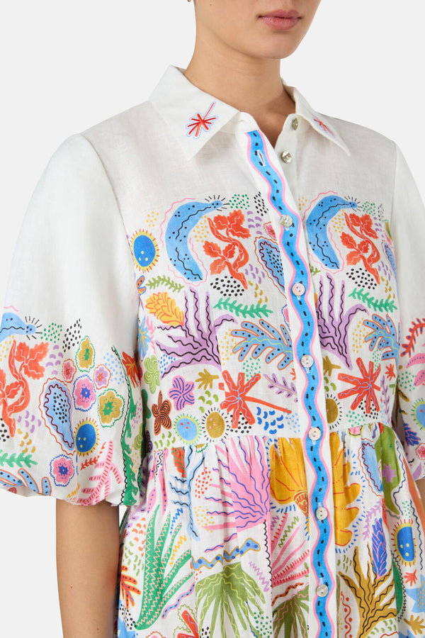 Gorman NZ - Rainforest Diaries Long Dress - print