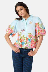 Gorman NZ - Plum Harvest Shirt - print
