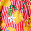 Lemonade Seersucker Print Top