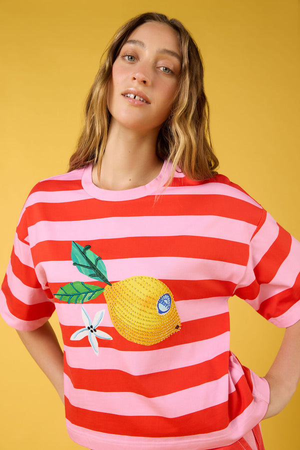 Gorman NZ - Lemonade Print Relaxed Tee - print