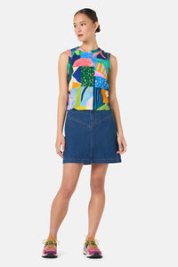 Gorman NZ - Jungle Rhapsody Rib Tank - print