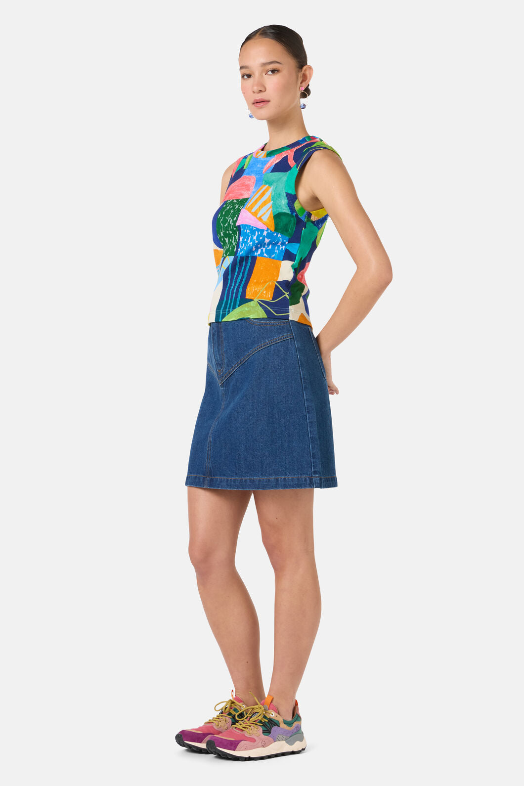 Gorman NZ - Jungle Rhapsody Rib Tank - print