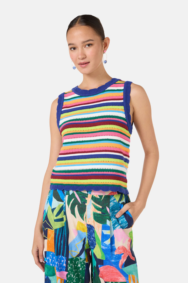 Gorman NZ - Crochet Rhapsody Vest - multi