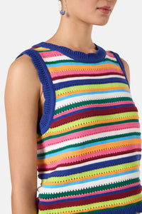 Gorman NZ - Crochet Rhapsody Vest - multi