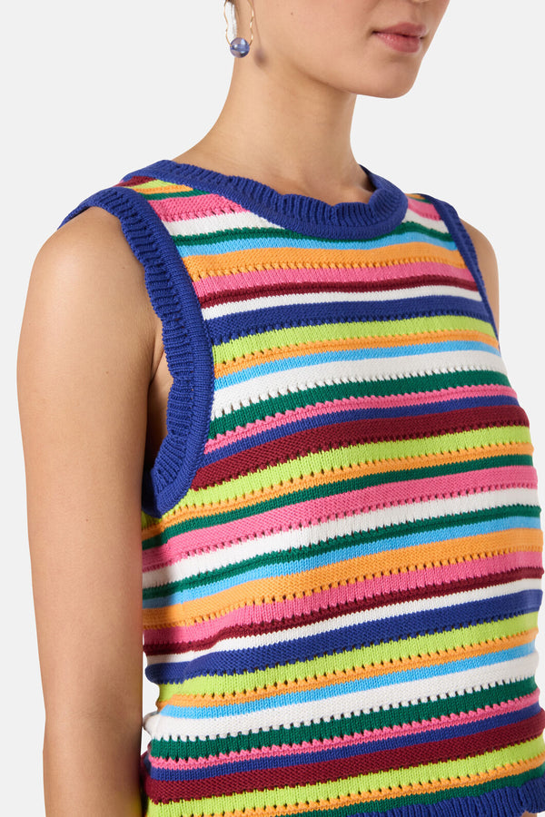 Gorman NZ - Crochet Rhapsody Vest - multi