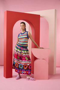 Gorman NZ - Crochet Rhapsody Vest - multi