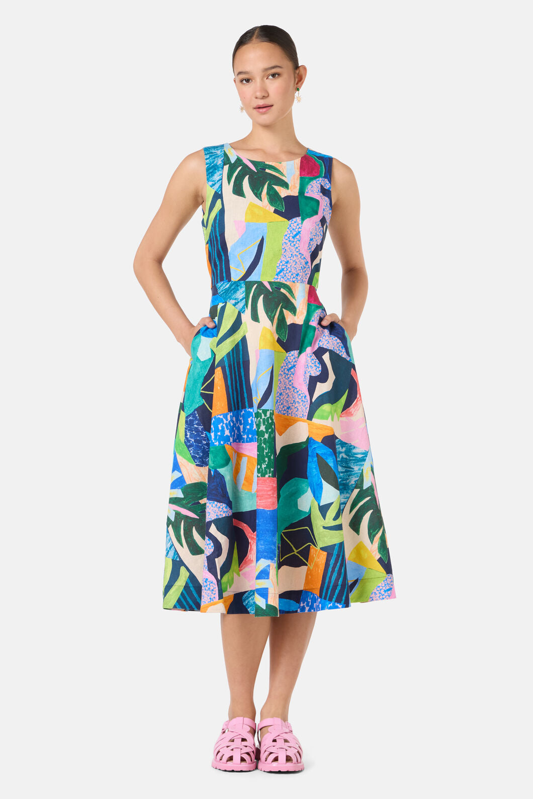 Gorman NZ - Jungle Rhapsody Long Dress - print