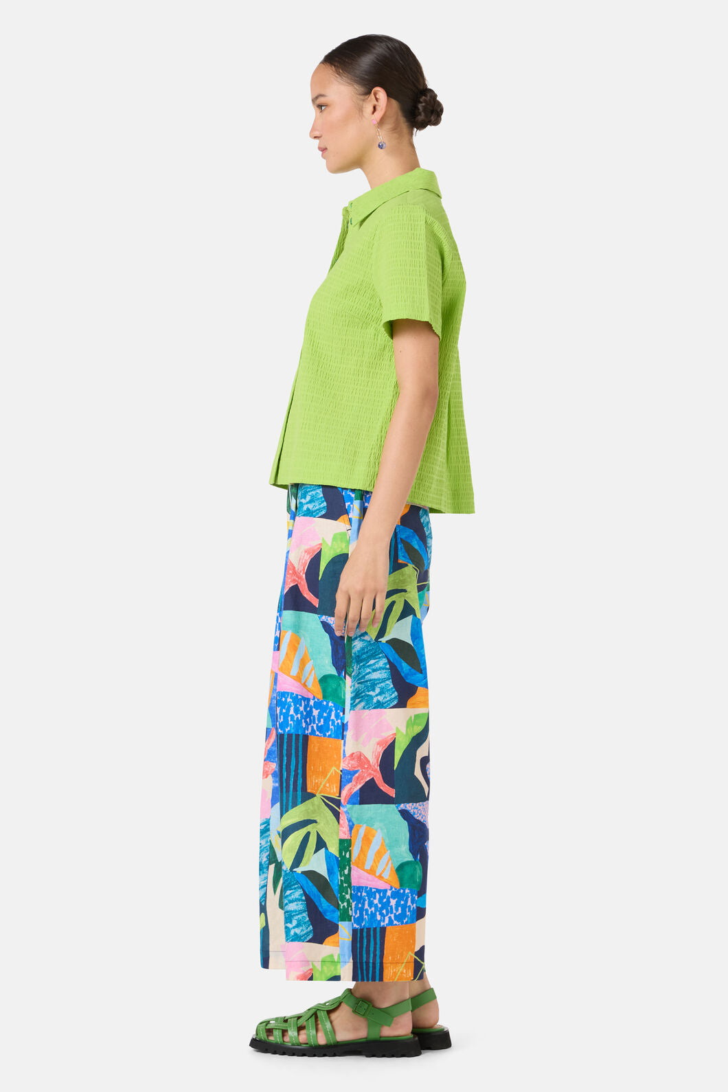 Gorman NZ - Jungle Seersucker Shirt - green