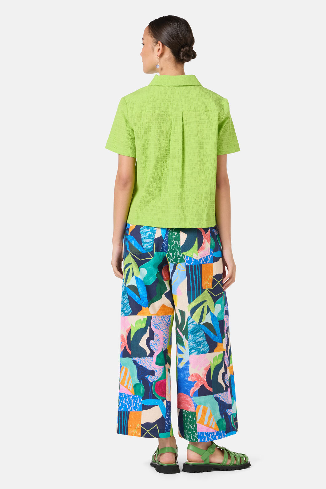 Gorman NZ - Jungle Seersucker Shirt - green