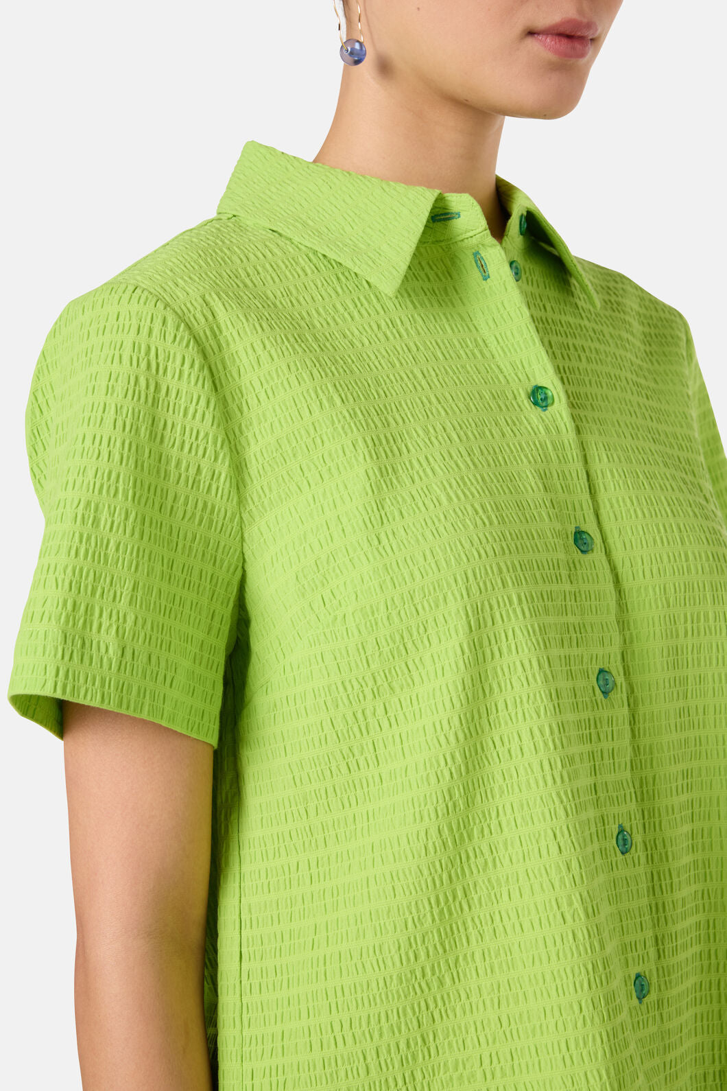 Gorman NZ - Jungle Seersucker Shirt - green