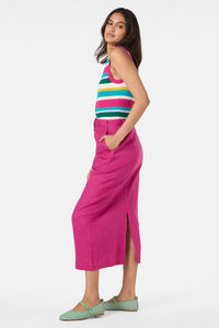 Gorman NZ - Dahlia Midi Skirt - raspberry