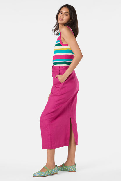 Gorman NZ - Dahlia Midi Skirt - raspberry