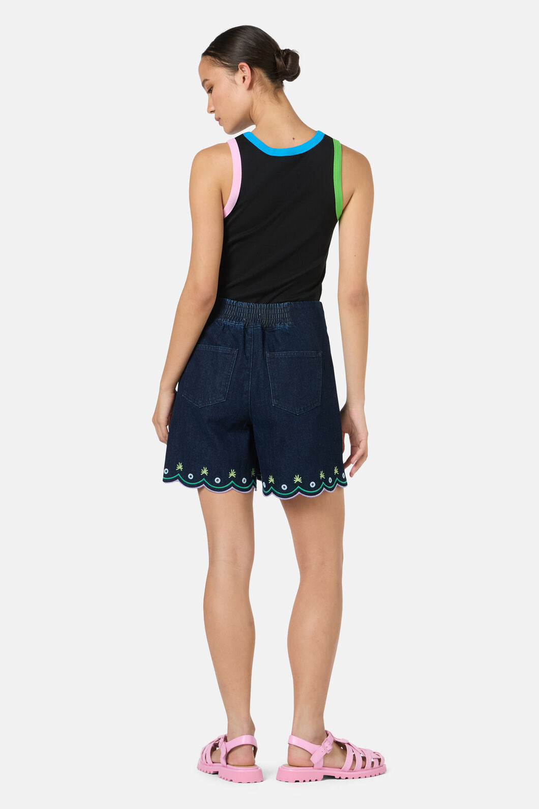 Gorman NZ - Chloe Contrast Tank - black