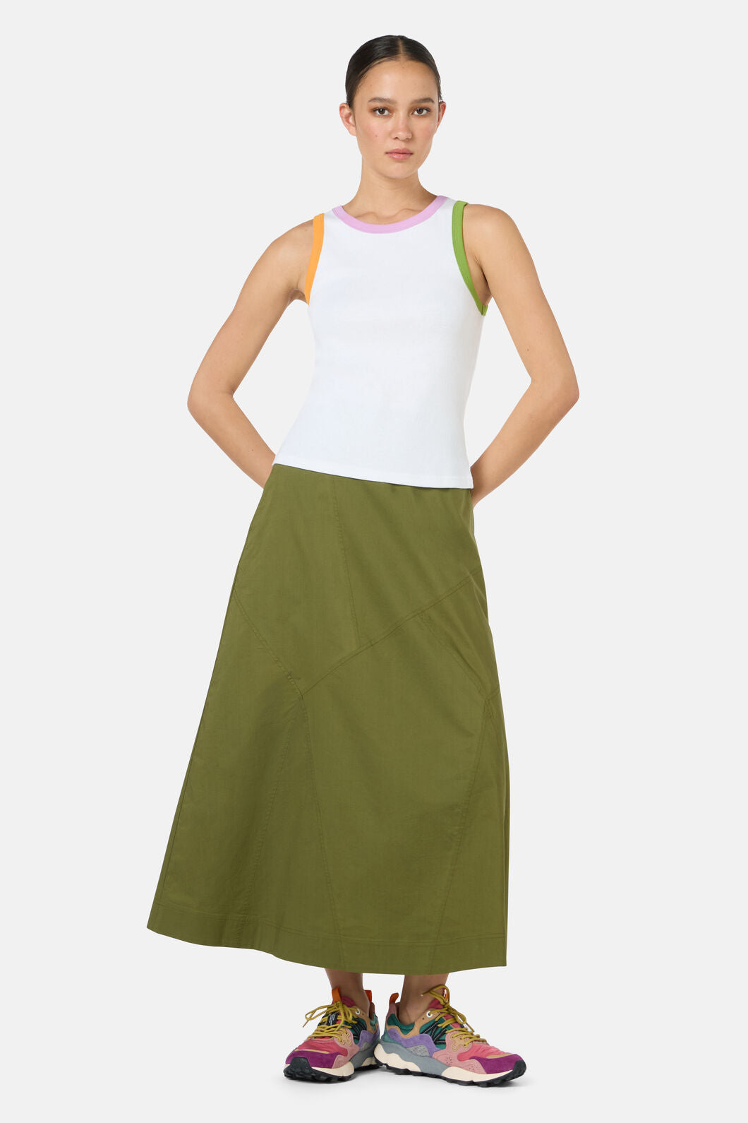 Gorman NZ - Chloe Contrast Tank - white