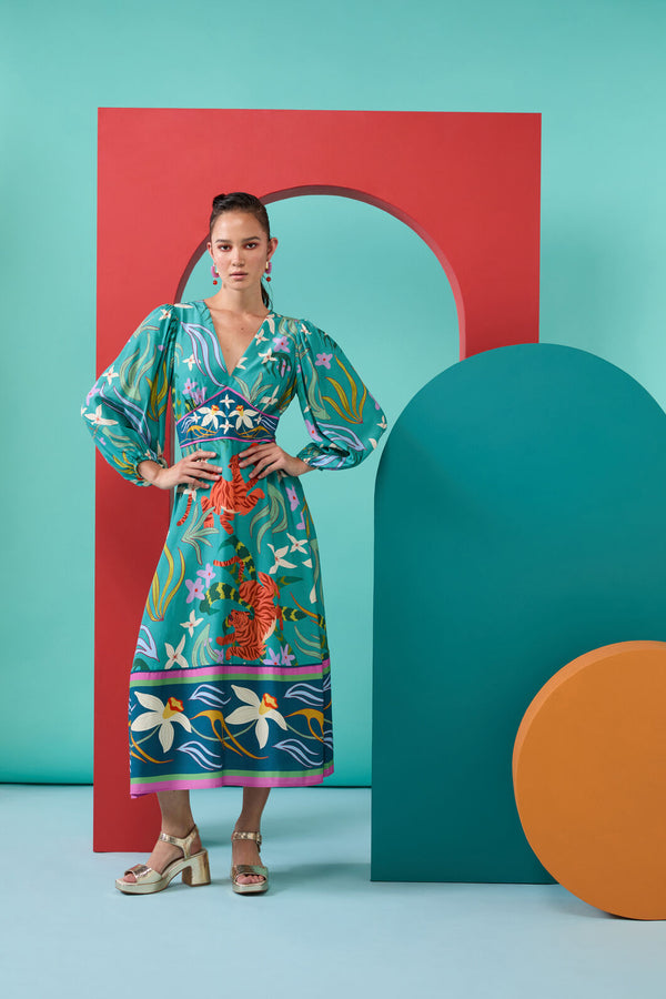 Gorman NZ - DancingPlaymatesLongSleeveDres - print